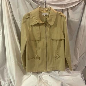 Elliot Lauren Short Trench Inspired Gold Jacket